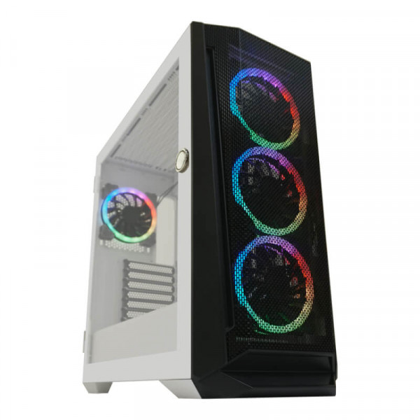 LC-Power Geh Midi Gaming 805BW-ON Holo-1_X Hartglas