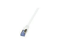 LogiLink CAT6A S/FTP Patchkabel AWG26 PIMF weiß 5,00m