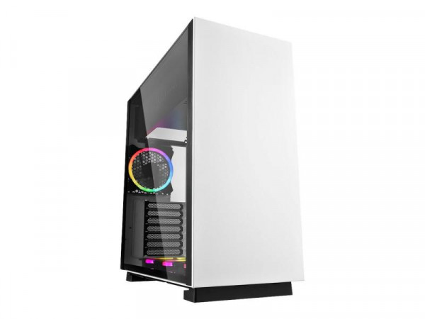 Sharkoon Gehäuse Pure Steel RGB ATX/E-ATX 1xGlas weiß
