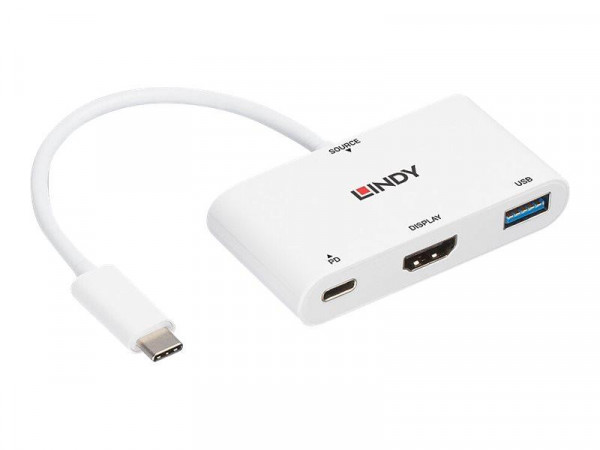Lindy USB 3.1 Typ C auf HDMI Konverter mit PD
