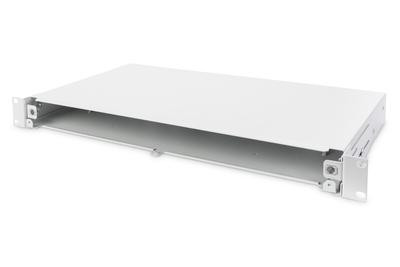 DIGITUS Glasfaser Spleißbox m. Schnellverschluss, ausziehb.