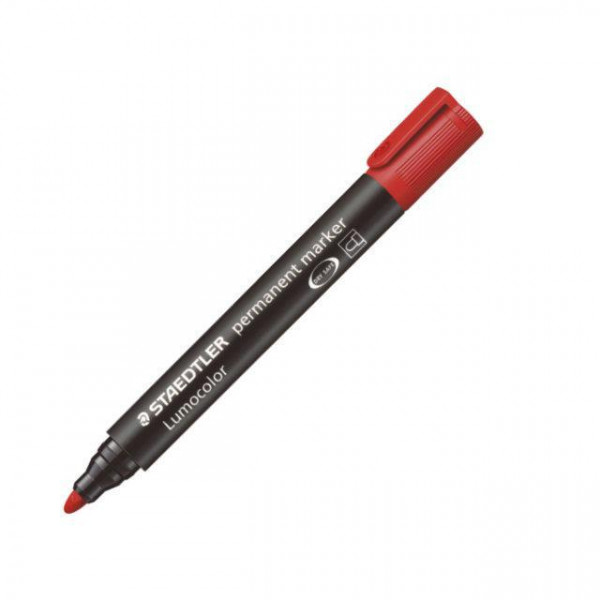 STAEDTLER Marker Lumocolor perm rot 10 Stück