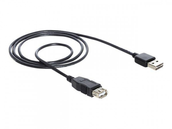 USB Verl. Delock A -> A St/Bu 1.00m sw Easy USB