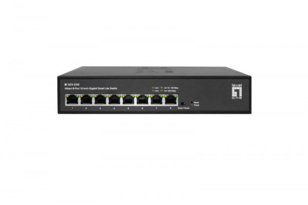 LevelOne Switch 8x GE GES-2208 Hilbert 10