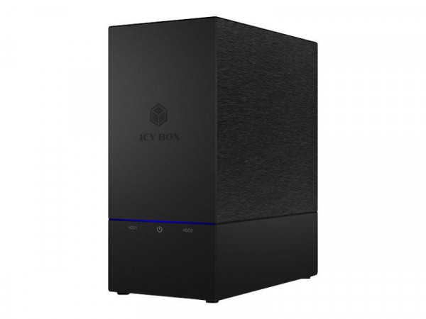 Gehäuse IcyBox Externes 2-fa.RAID f. 2x 2,5" o.3,5" SATA