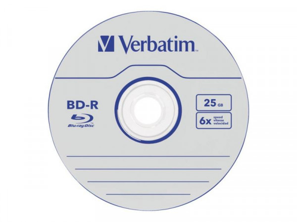BD-R Verbatim Datalife SL 6x 25GB 50pack Spindel No ID