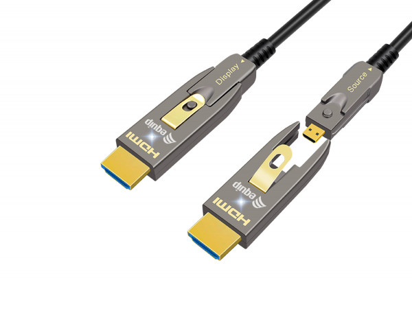 Equip HDMI HS Ethernet 2.1 D-A D-AOC 8K/60Hz 20.00m grau