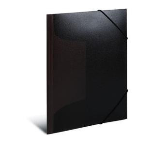 HERMA Sammelmappe A4 schwarz Polypropylen