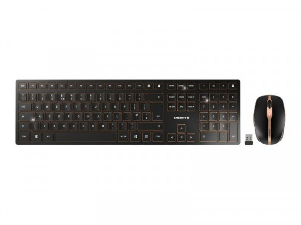 CHERRY TAS Desktop-Set DW 9100 SLIM Wireless EU-Layout s/b