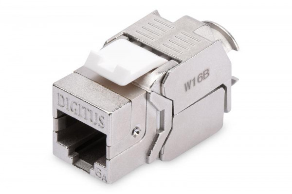 DIGITUS Keystone Jack Cat6a RJ45 geschirmt Metall Set 24Stk.