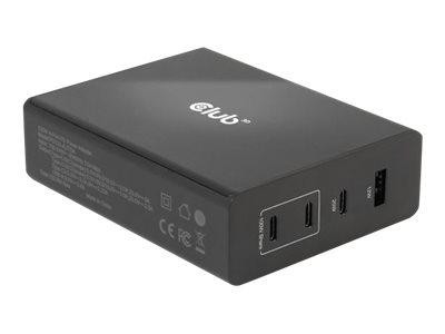 Club3D Reiseladegerät 3xUSB Typ C, 1xUSB Typ A, PD 132W