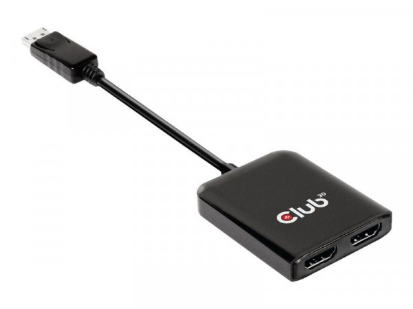 Club3D Multi Streaming Transport Hub 1xDP->2xHDMI Polybeutel