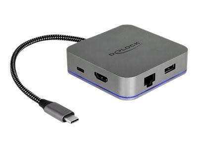 DELOCK Dockingstation USB Typ-C Mobilgeräte 4K HDMI/Hub/LAN/