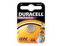 Duracell Batterie Knopfzelle CR1220 3.0V Lithium 1St.