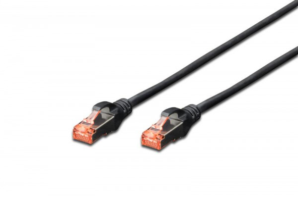 DIGITUS Patchkabel Cat6 S/FTP 2xRJ45 2.0m schw