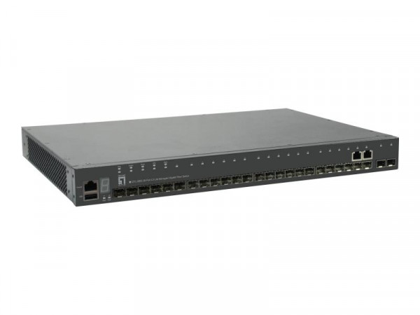 LevelOne Switch 2x GE GTL-2882 22xGSFP 19