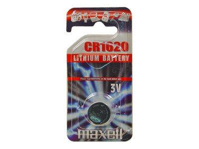 Maxell Batterie Knopfzelle CR1620 3V 80mah Lithium 1St.