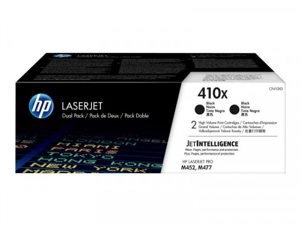 Toner HP 410X 2erPack black CF410CD