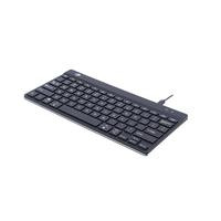 R-Go Tastatur Compact Break US-Layout drahtlos schwarz