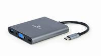 GEMBIRD USB Typ-C 6-in-1 Kombi Adapter spacegrau