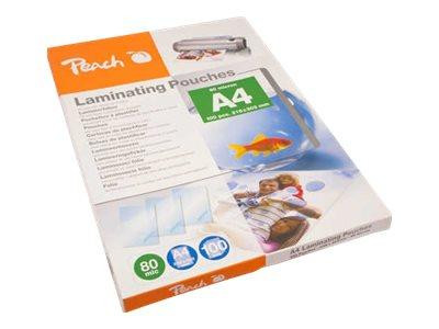 Peach Laminierfolien A4, 80 mic, glänzend 216x303mm