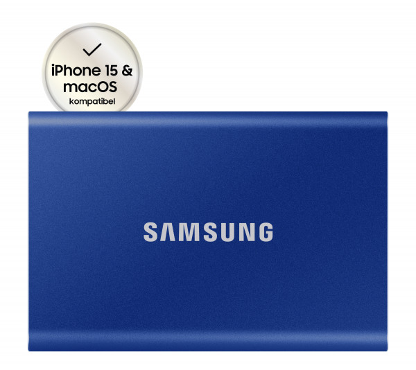 SSD 2TB Samsung Portable SSD T7 USB3.2 Gen.2 Indigo Blue
