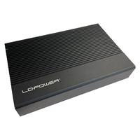 Gehäuse 8.9cm (3,5")LC-POWER SATAIII>USB3.0 LC-35U3-C (Alu)