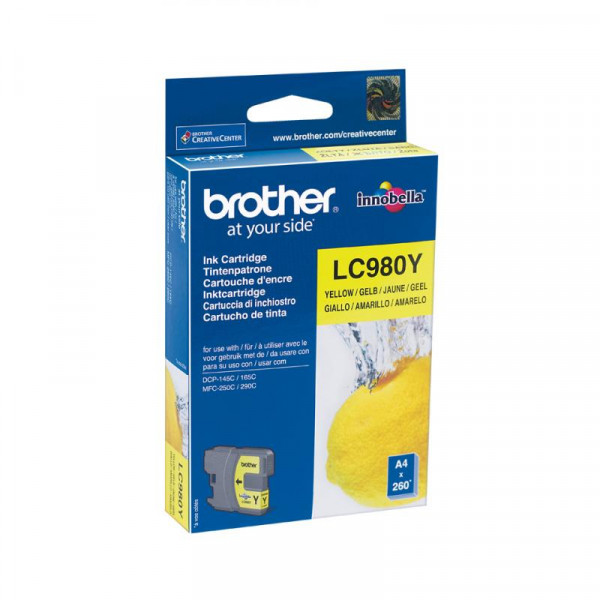 Brother LC980YBPDR - Gelb - Original - Blisterverpackung