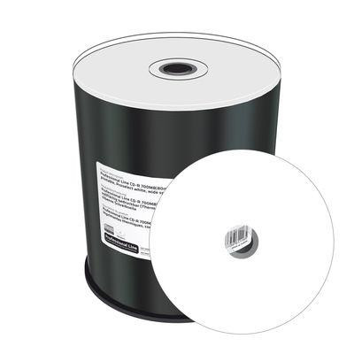 MediaRange CD-R 700MB 100pcs Proselect weiß voll metalliesie