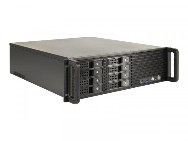 Inter-Tech 48.3cm IPC 3U-3508 3HE STORAGE o.PSU