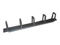 LogiLink Kabelführungspanel 19" 1HE, 5 Plastikringe, schw 