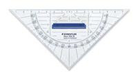 STAEDTLER Geodreieck 16cm P.styrol m.Griff tr
