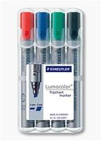 STAEDTLER Flipchartmarker Lumocolor 4St Box