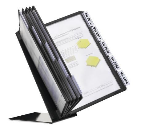 DURABLE TischSichttafelsys VarioTable10 Sichttafeln schwarz
