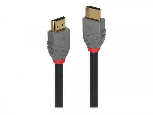 Lindy HDMI Kabel Ultra High Speed 1m, Anthra Line