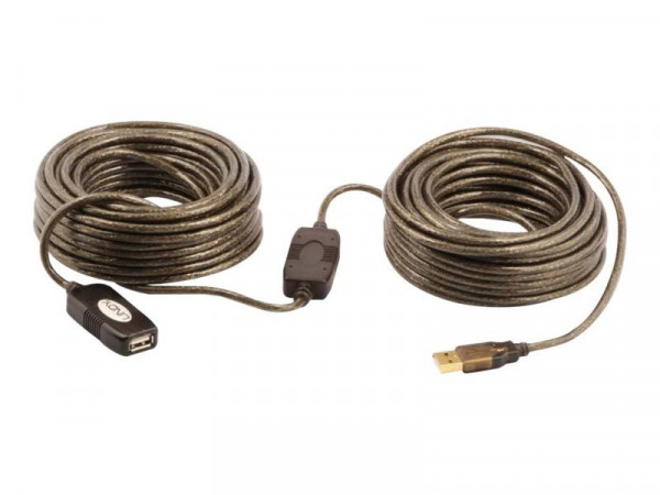 Lindy USB 2.0 Aktiv-Verlängerung Typ A/A M/F 20m