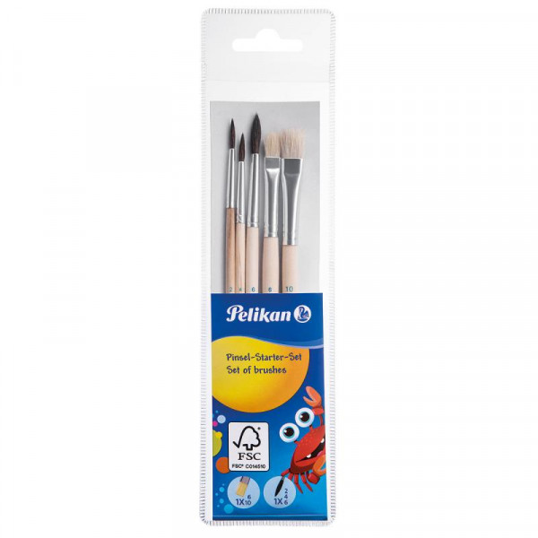 Pelikan Pinsel Pi5/SB Starter Set 5er