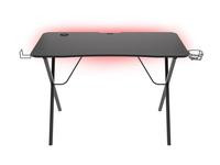 Genesis Gaming Tisch HOLM 200 RGB schwarz (113cm x 75cm)