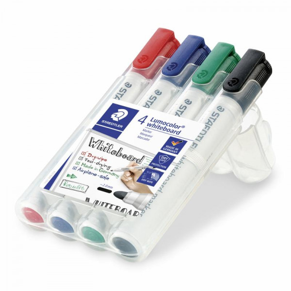 STAEDTLER Whiteboardmarker Lumocolor 4St Box