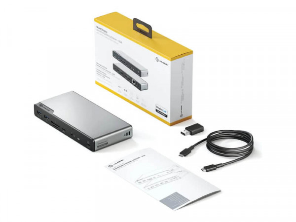 Alogic Dockingstation USB-C 16 in 1 Quad Display 85W PD