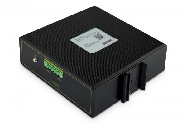 DIGITUS Industrieller 4-Port Gigabit PoE+ Switch,2x Uplink