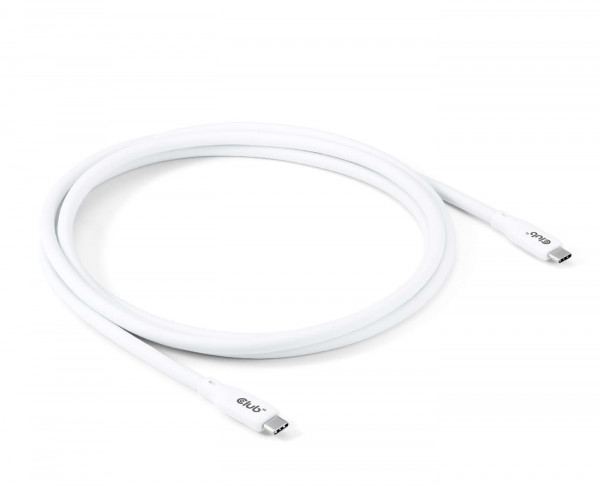 Club3D Lifestyle USB-C Kabel PD 240W,20Gbps 2m weiß