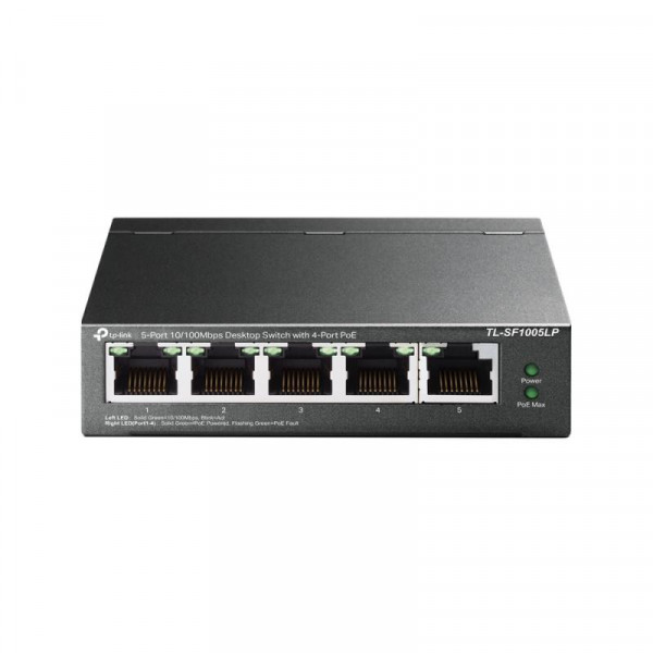 Switch TP-Link 5x GE TL-SF1005LP (davon 4PoE+)