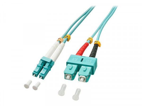 Lindy LWL-Duplexkabel LC/SC OM3 3m 50/125æm Multimode