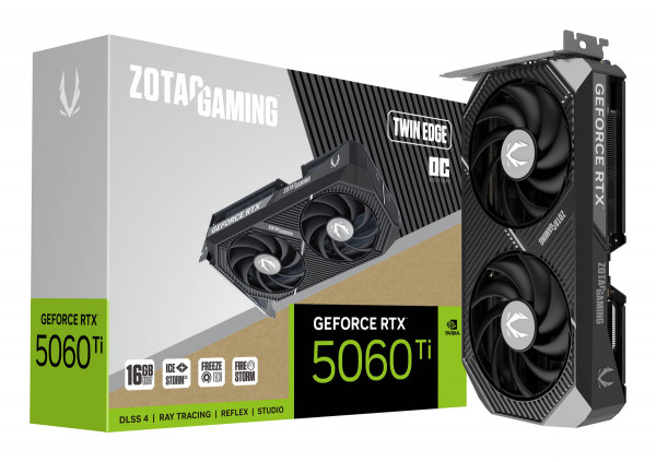 Zotac RTX 5060 TI Twin Edge OC 16GB GDDR7 HDMI 3xDP