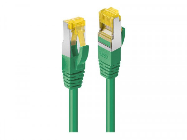 LINDY Patchkabel Cat6A RJ45 S/FTP Cat7 LSZH Kabel grün 3m
