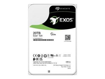 Seagate 8.9cm (3.5") 20TB SATA3 Exos X20 512e 7200 256MB