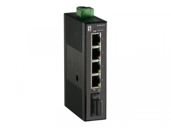 LevelOne Switch 4x FE IES-0510 1xSC