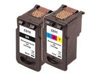 Peach Patrone Canon Sparpack PG-510 CL-511 bk,c,m,y Comp.