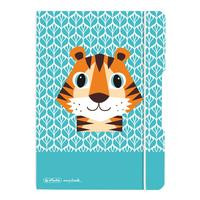 Herlitz Notizheft flex A5 40 Bl. Punkt. Cute Animals Tiger